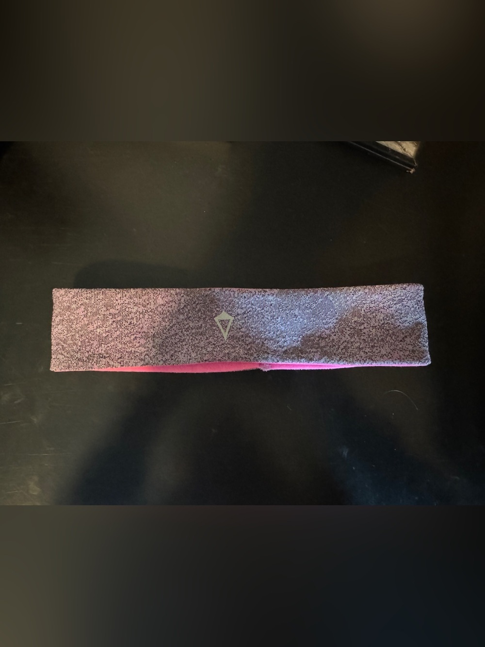 Ivivva Lululemon Reflective Pink and Gray Workout Headband| Girls| Reversible